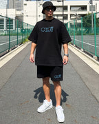 Bubble HW Tee & Shorts Setup - Black