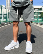 Basic One Point HW Tee & Shorts Setup - Stone Green
