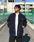 Basic One Point Sweat JKT - Navy