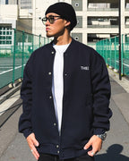 Basic One Point Sweat JKT - Navy