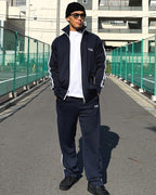 Basic One Point Track JKT & Pants Setup - Navy / White