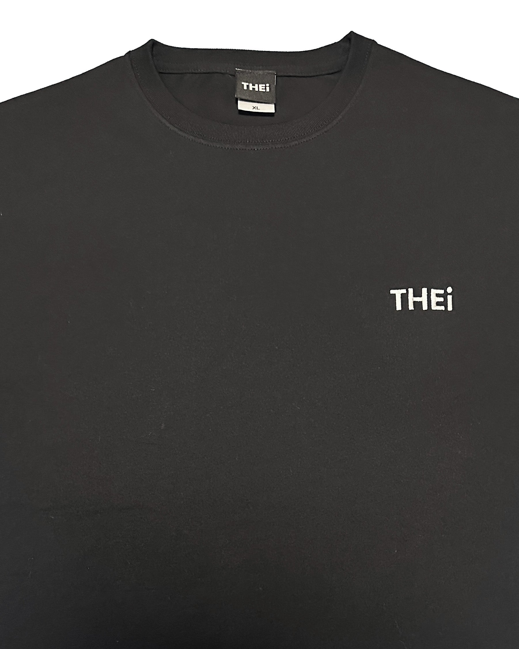 Basic One Point Big Tee - Black