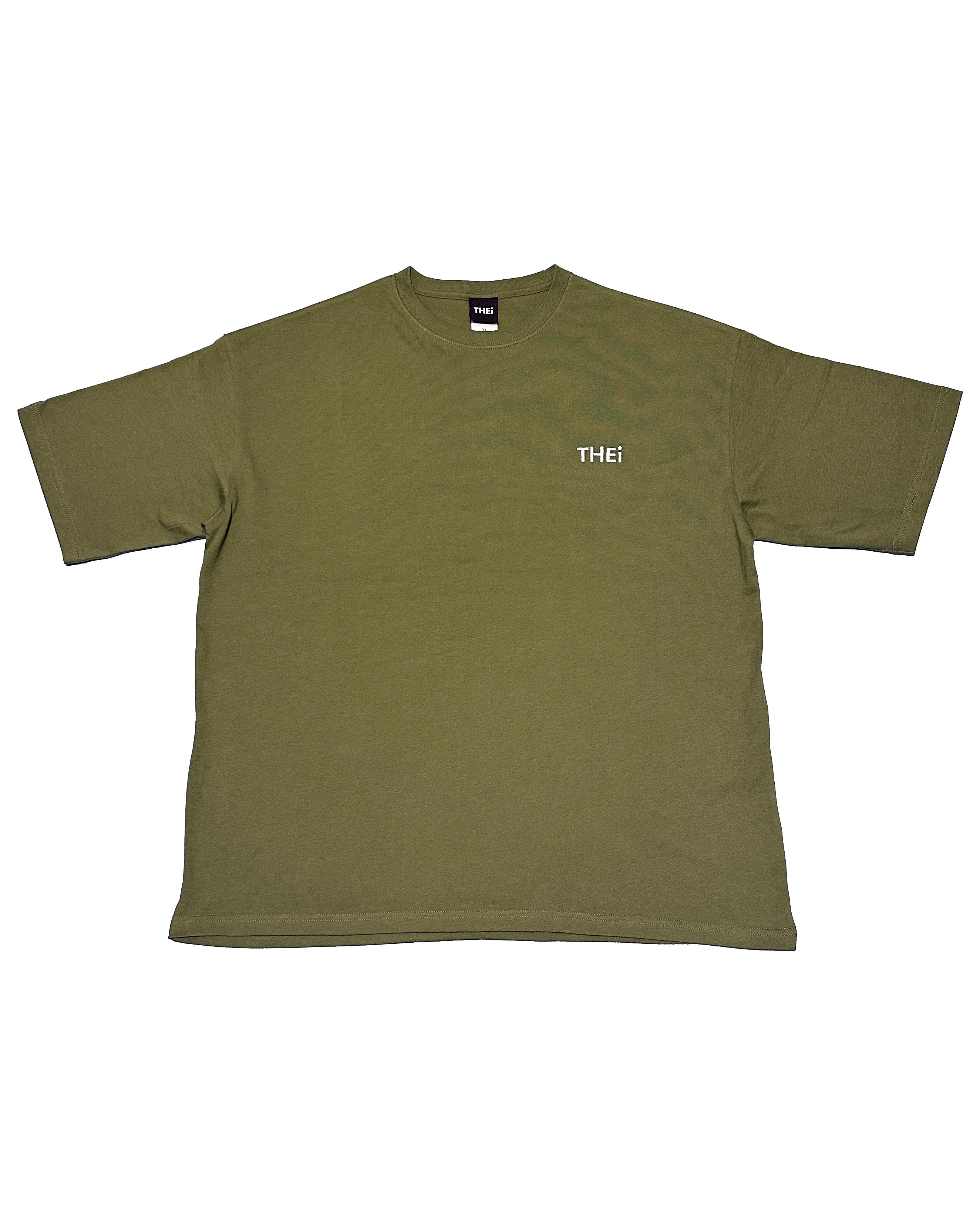 Basic One Point Big Tee - Military Green