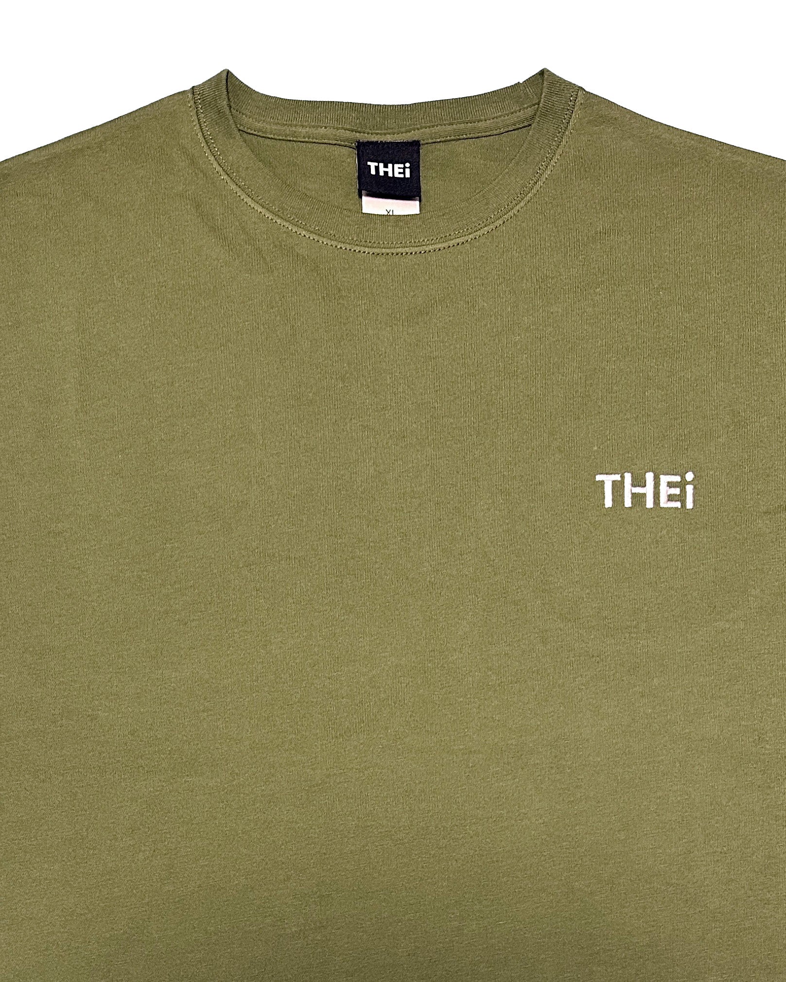 Basic One Point Big Tee - Military Green