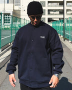 Basic One Point Sweat JKT - Navy