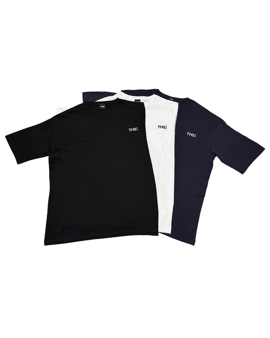 Basic One Point Big Silhouette Pocket T-Shirt