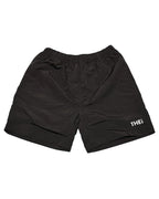 Basic One Point Nylon Easy Shorts - Black