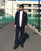 Basic One Point Track JKT & Pants Setup - Navy / White
