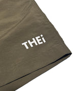 Basic One Point Nylon Easy Shorts - Military Green