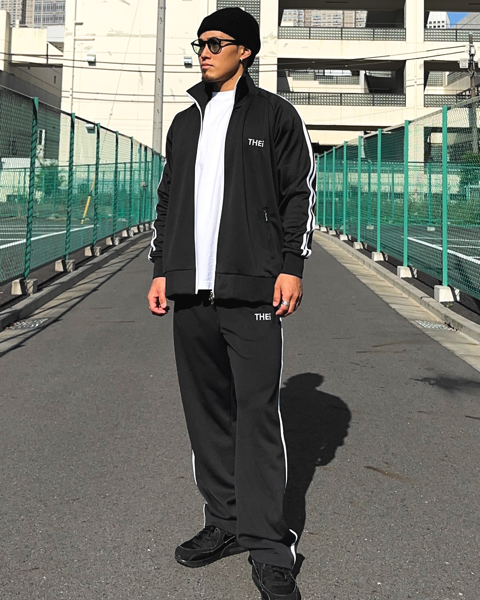 Basic One Point Track JKT & Pants Setup - Black / White