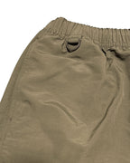 Basic One Point Nylon Easy Shorts - Military Green