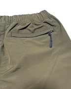 Basic One Point Nylon Easy Shorts - Military Green