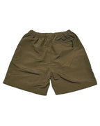 Basic One Point Nylon Easy Shorts - Military Green