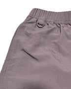 Basic One Point Nylon Easy Shorts - Charcoal Gray