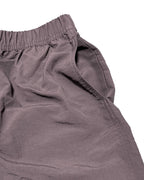 Basic One Point Nylon Easy Shorts - Charcoal Gray