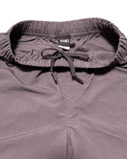 Basic One Point Nylon Easy Shorts - Charcoal Gray