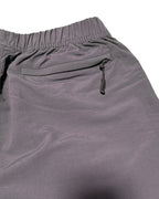 Basic One Point Nylon Easy Shorts - Charcoal Gray