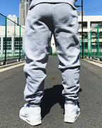 Box One Point HW Sweat Zip Hoodie & Pants Setup - Gray