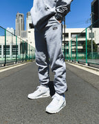 Box One Point HW Sweat Pants - Gray