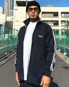 Basic One Point Track JKT & Pants Setup - Navy / White