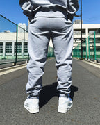 Box One Point HW Sweat Pants - Gray