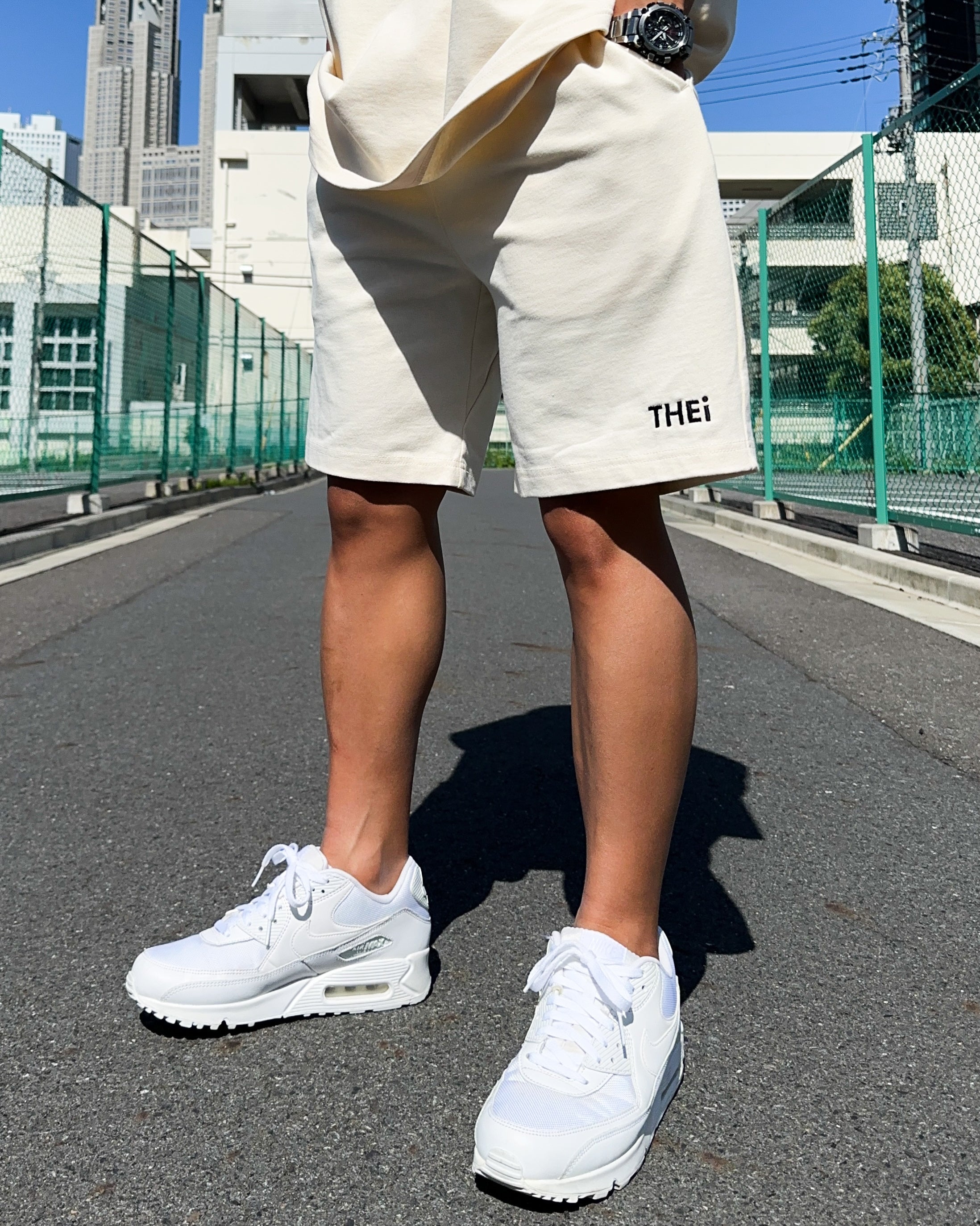 Basic One Point HW Easy Shorts - Beige