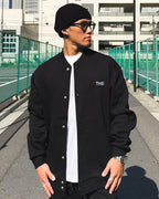 Basic One Point Sweat JKT - Black