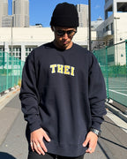 College Sweat Shirt - Navy