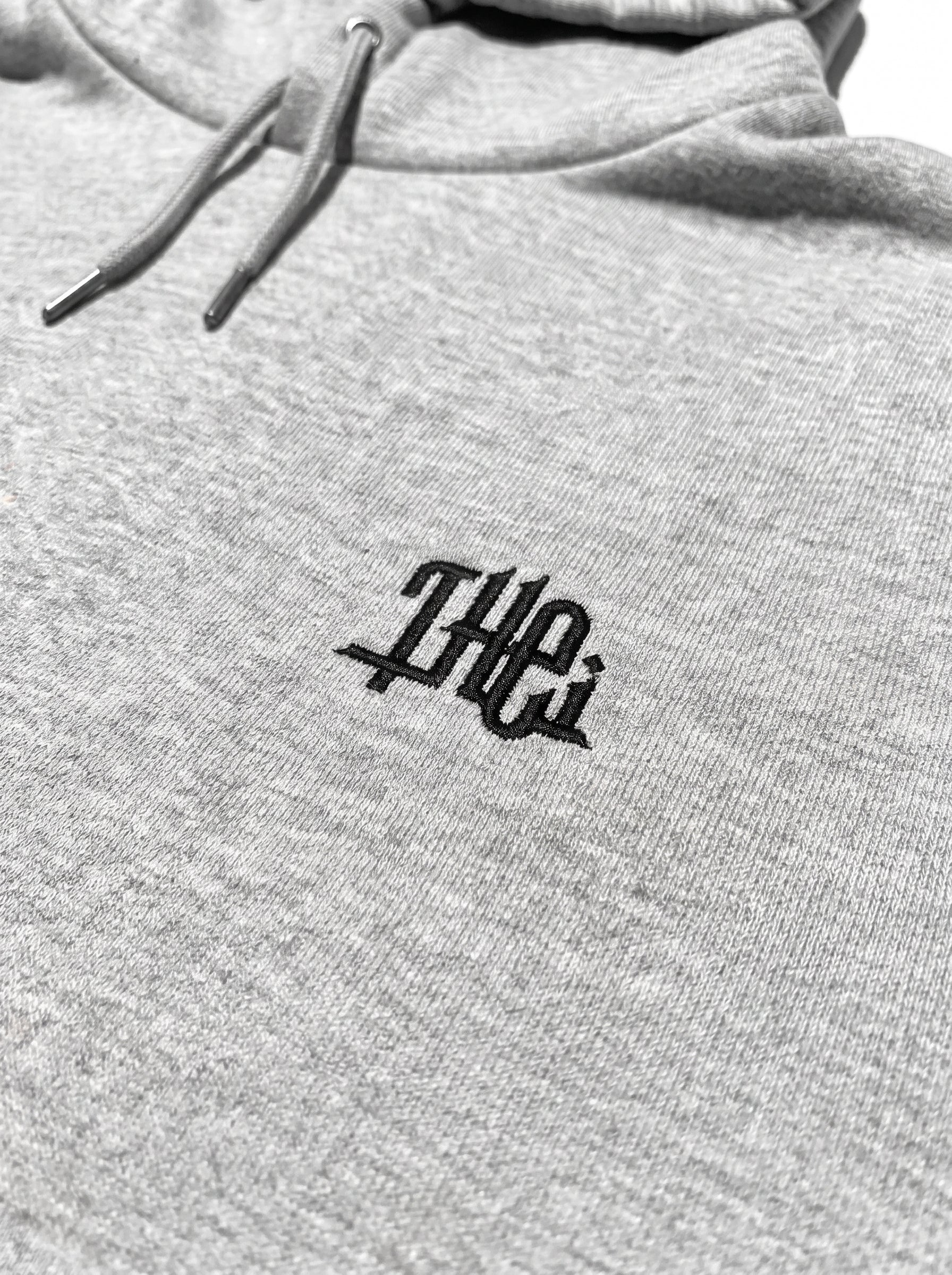 Arabic One Point HW Sweat Hoodie & Pants Setup - Gray