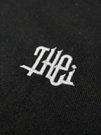 Arabic One Point HW Sweat Hoodie & Pants Setup - Black