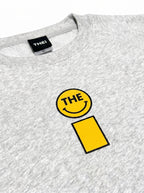 Smiley Relax Sweat Tee & Shorts Setup - Gray