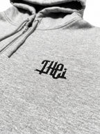 Arabic One Point HW Sweat Zip Hoodie & Pants Setup - Gray