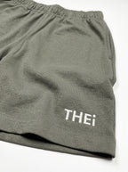 Basic One Point HW Tee & Shorts Setup - Stone Green