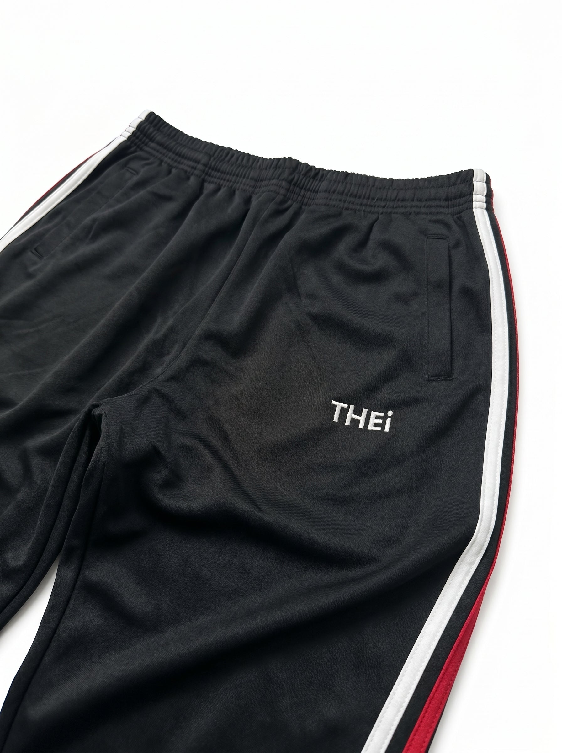 Basic One Point Track JKT & Pants Setup - Black / Red / White