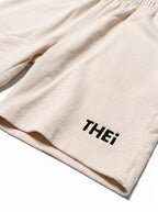 Basic One Point HW Tee & Shorts Setup - Beige