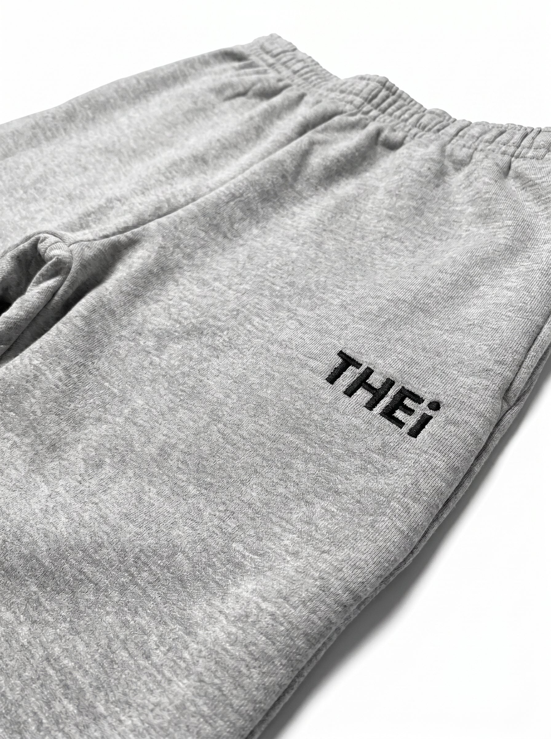 Basic One Point HW Sweat Zip Hoodie & Pants Setup - Gray