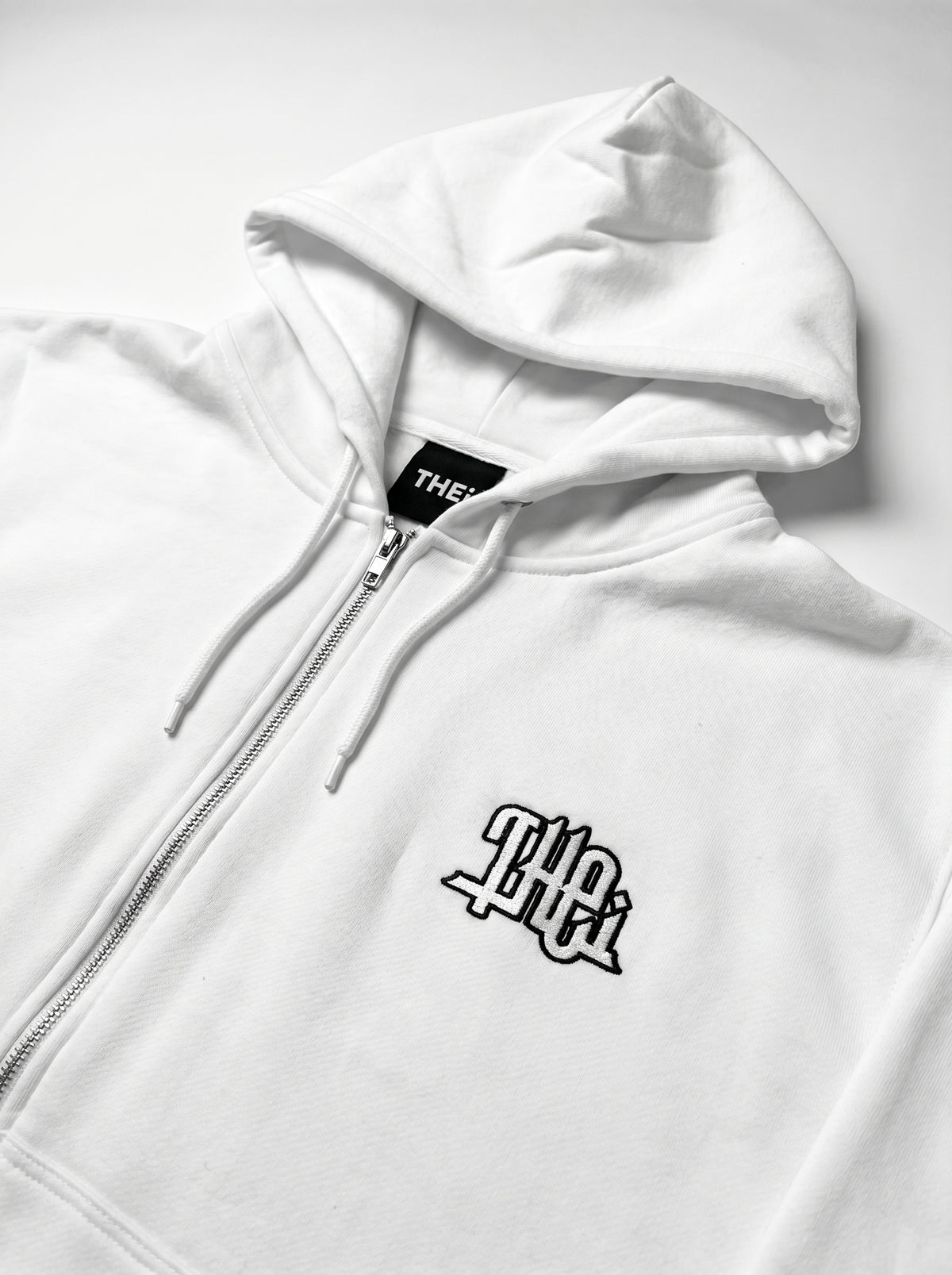 Arabic-Type2 HW Sweat Zip Hoodie & Pants Setup - White