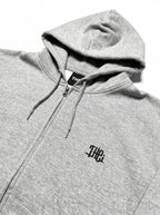 Arabic One Point HW Sweat Zip Hoodie & Pants Setup - Gray
