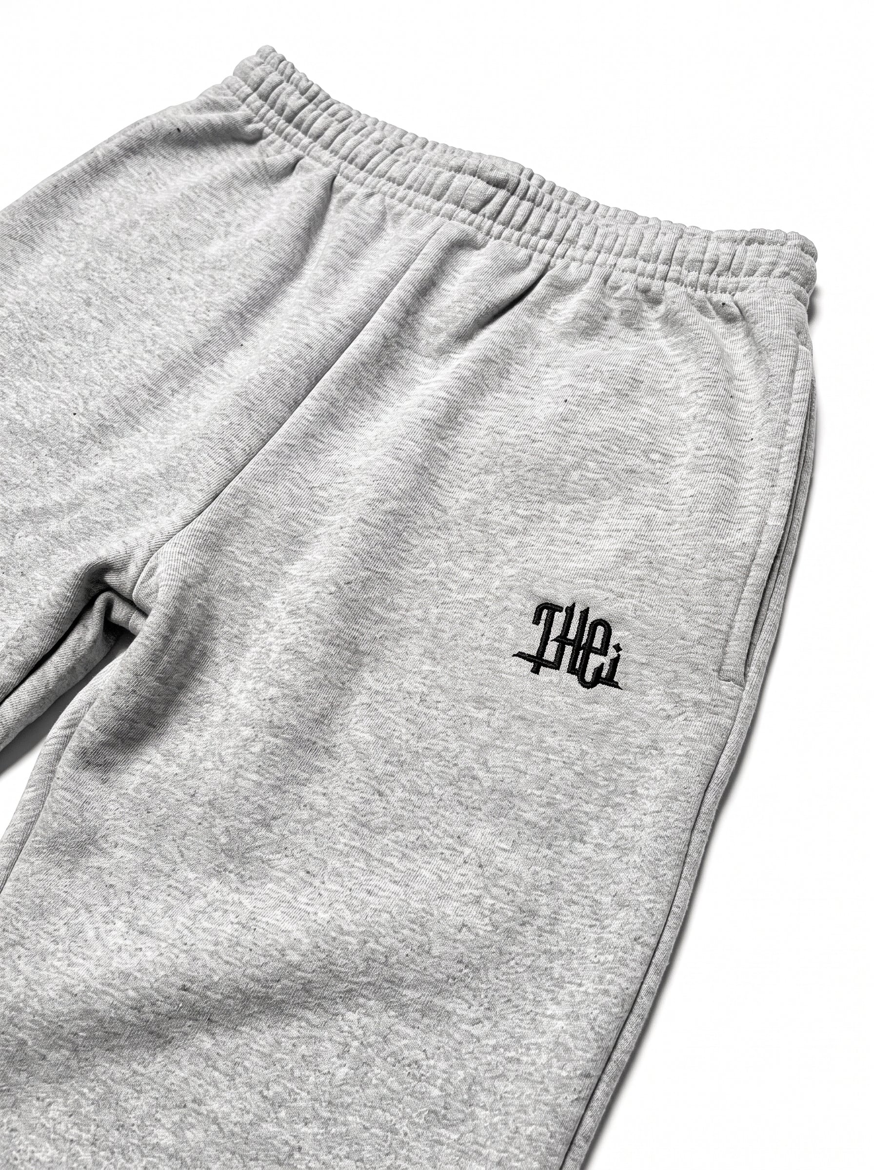 Arabic One Point HW Sweat Hoodie & Pants Setup - Gray