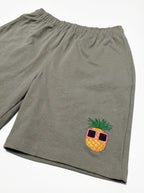 Pineapple HW Tee & Shorts Setup - Stone Green