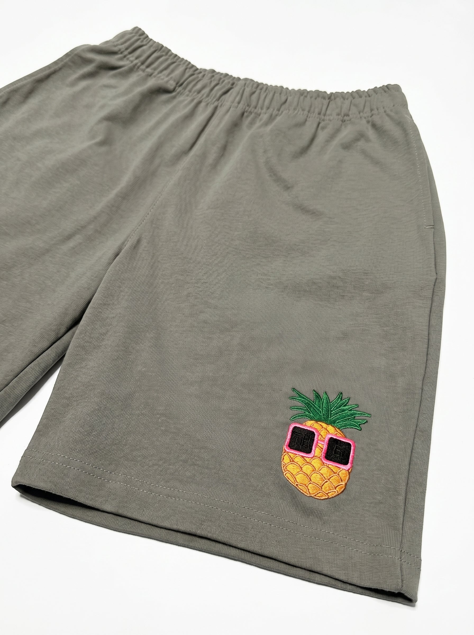 Pineapple HW Tee & Shorts Setup - Stone Green