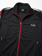 Basic One Point Track JKT & Pants Setup - Black / Red / White