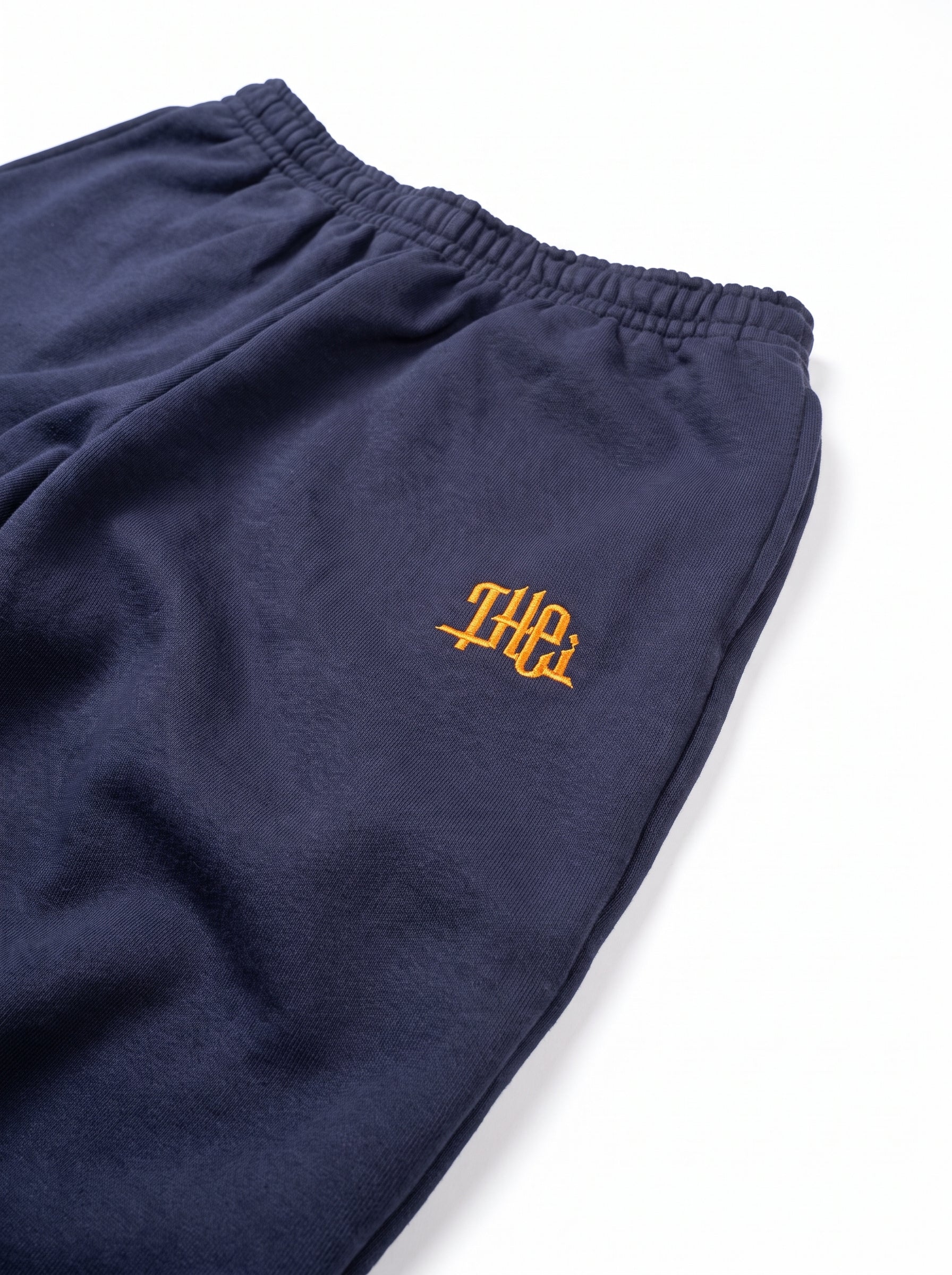 Arabic One Point HW Sweat Zip Hoodie & Pants Setup - Navy