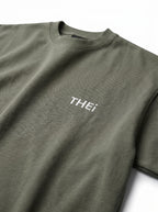 Basic One Point HW Tee & Shorts Setup - Stone Green