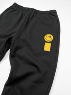 Smiley HW Sweat Hoodie & Pants Setup - Black