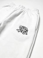 Arabic-Type2 HW Sweat Zip Hoodie & Pants Setup - White