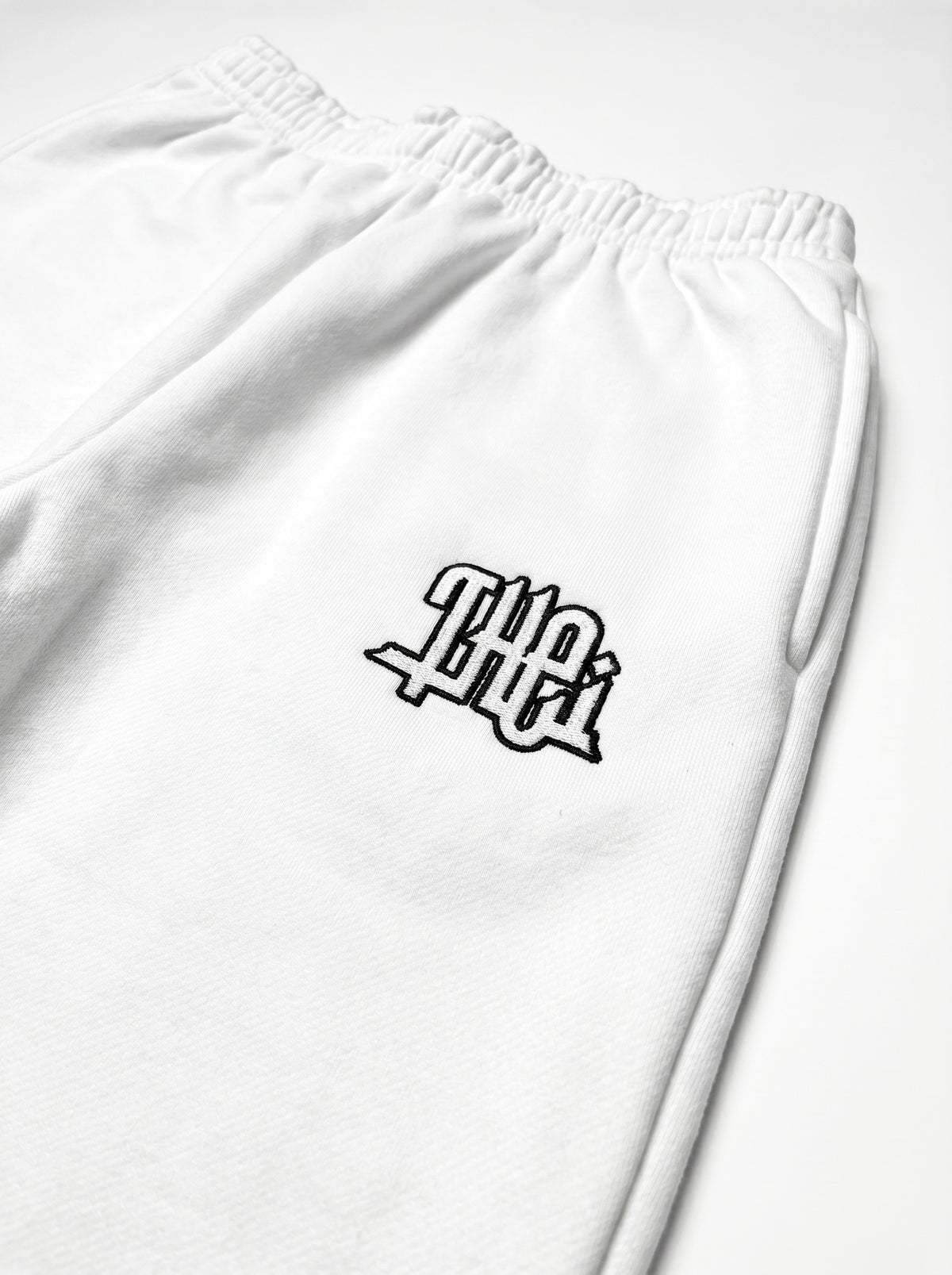 Arabic-Type2 HW Sweat Zip Hoodie & Pants Setup - White