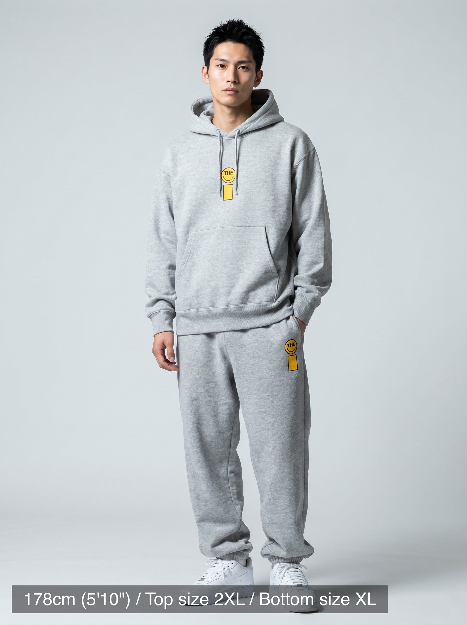 SWEATS パーカー グレー Mサイズ スマイリー ヘヴィーウェイト スウェットパーカー & パンツ