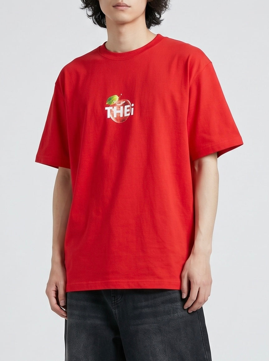 アップル Tシャツ - レッド | THEi – THEi Official Store